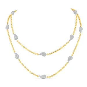 Uneek Necklace 18K White Gold, 18K Yellow Gold NK2243