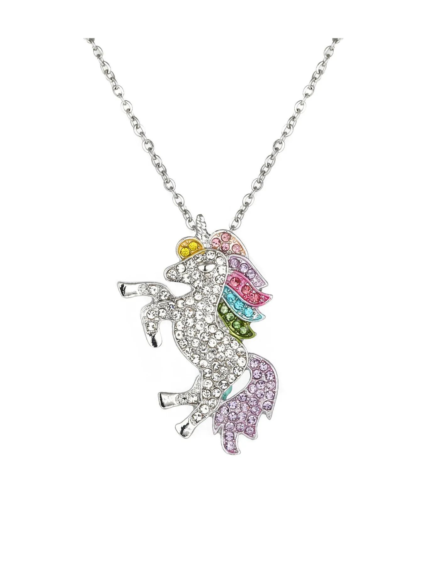 Unicorn Gifts for Girls - Unicorn Drawstring Backpack/Makeup Bag/Bracelet/Necklace/Hair Ties/Keychain/Sticker (Pink Flower 4)