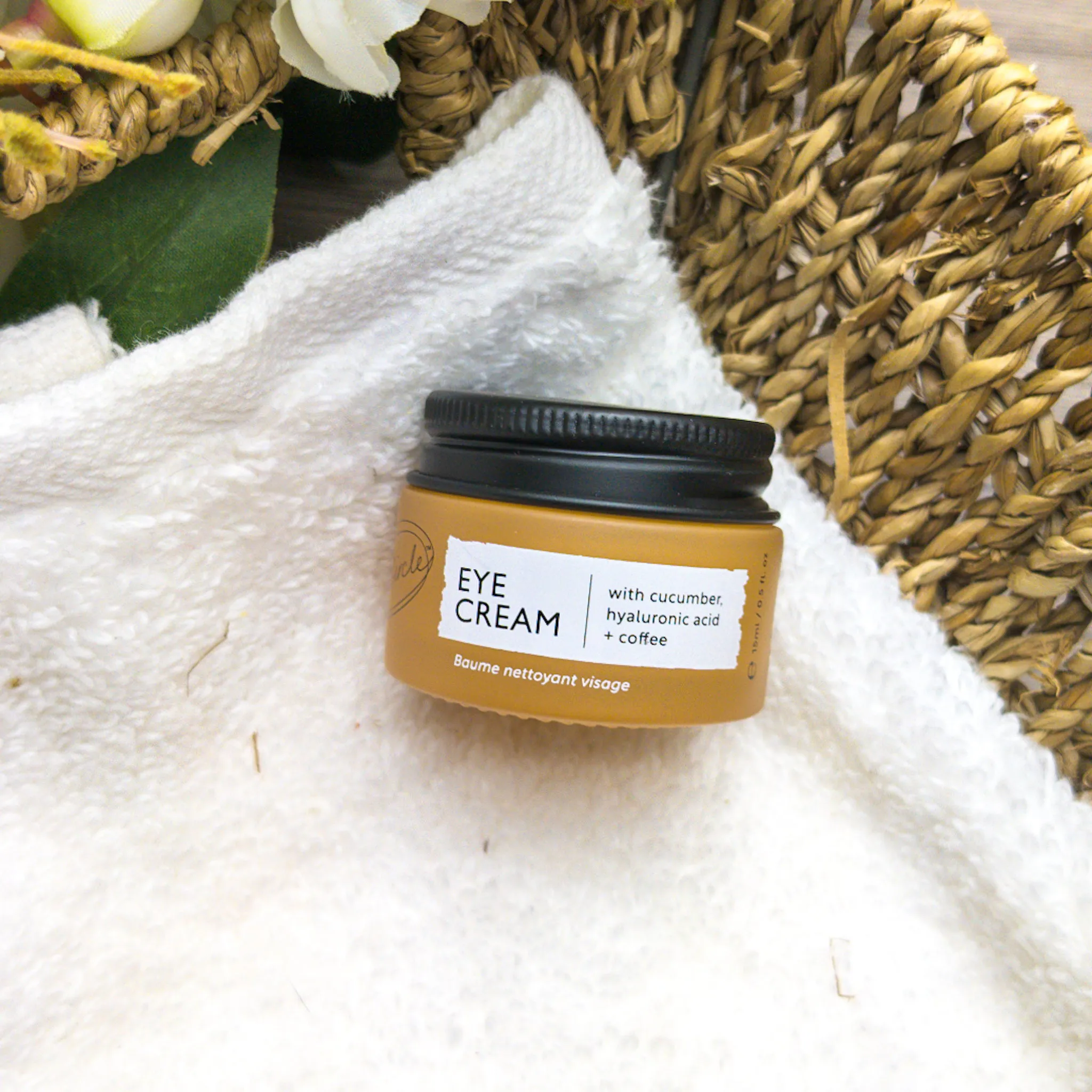 UpCircle Eye Cream With Cucumber, Hyaluronic Acid & Coffee