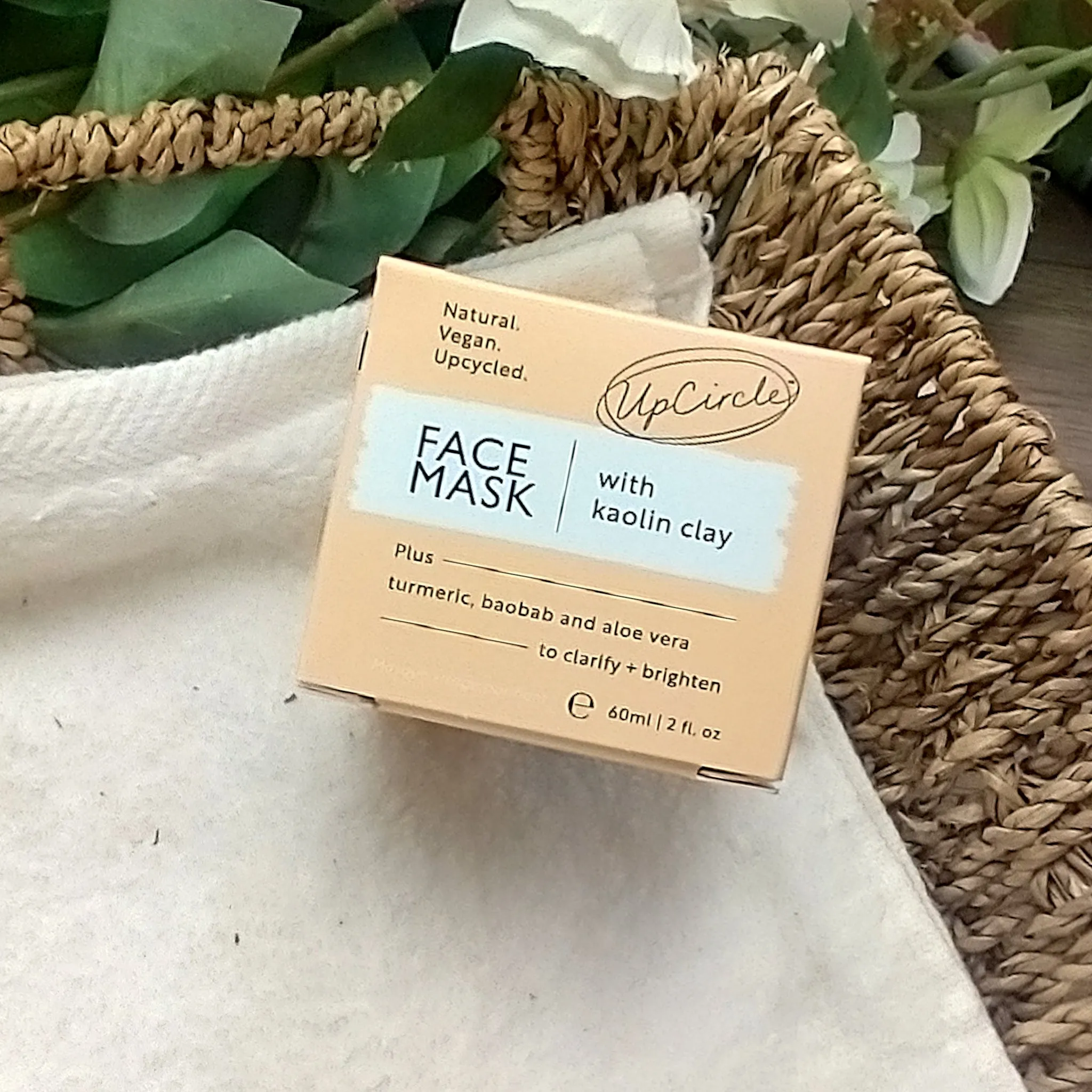 UpCircle Face Mask With Kaolin Coconut & Baobab Oil