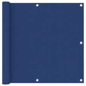vidaXL Balcony Screen Blue 90x400 cm Oxford Fabric