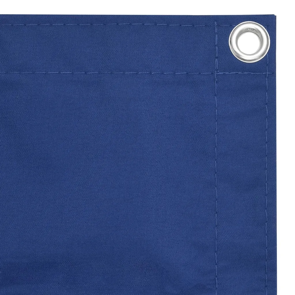 vidaXL Balcony Screen Blue 90x400 cm Oxford Fabric