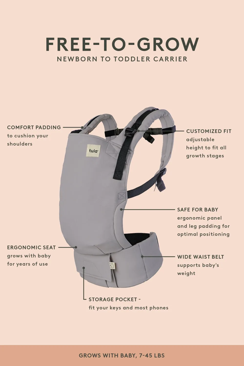 Vincent - Signature Handwoven Free-to-Grow Baby Carrier