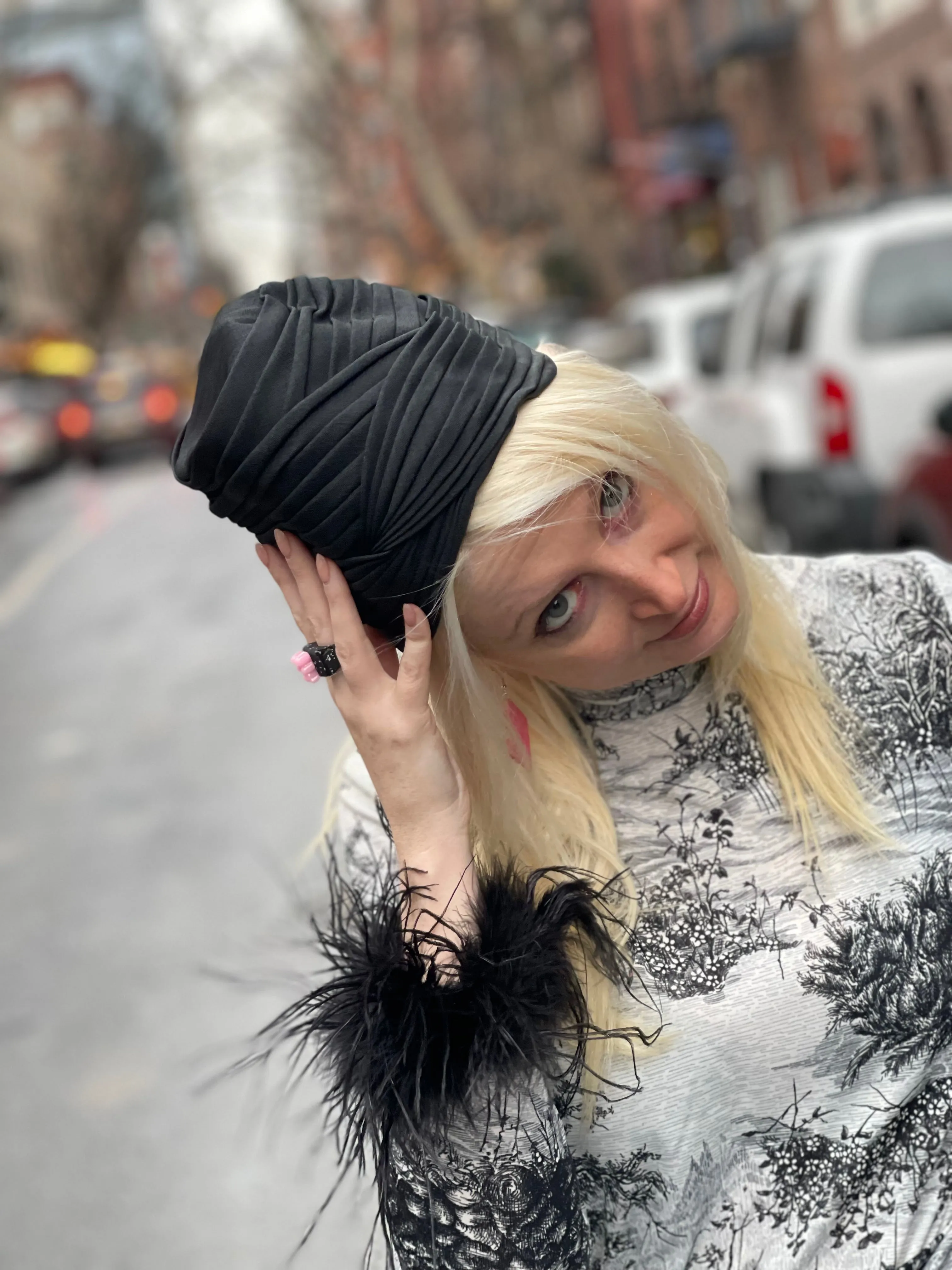Vintage 60s Turban Style Hat