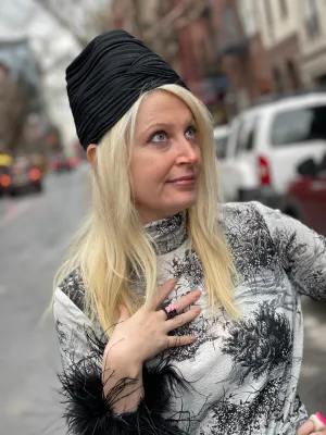 Vintage 60s Turban Style Hat