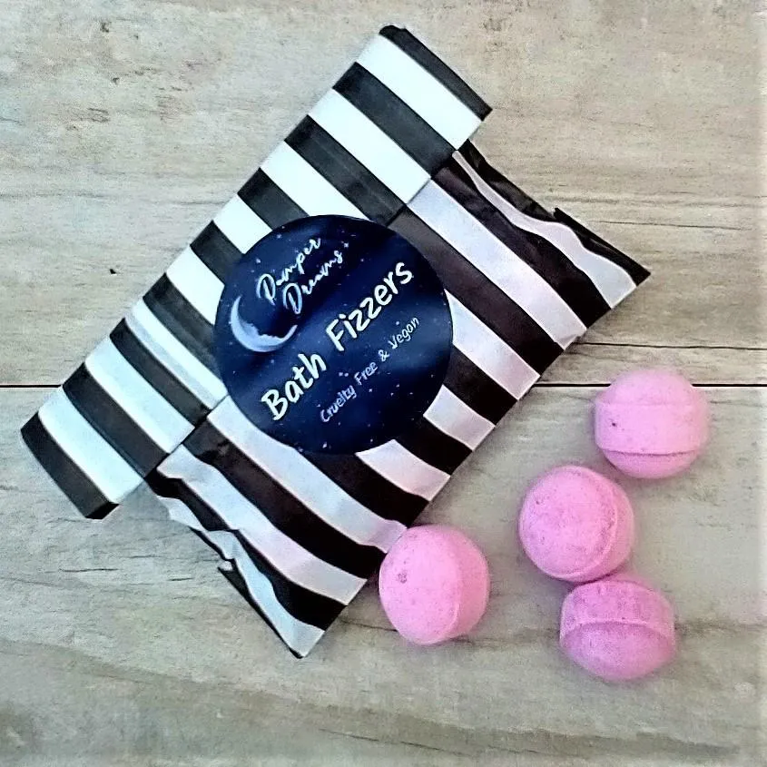 Watermelon Bath Fizzers - Mini Bath Bombs