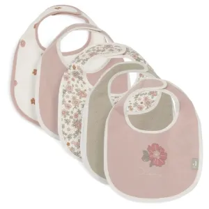 Waterproof Bandana Bibs Flowers (5pack)