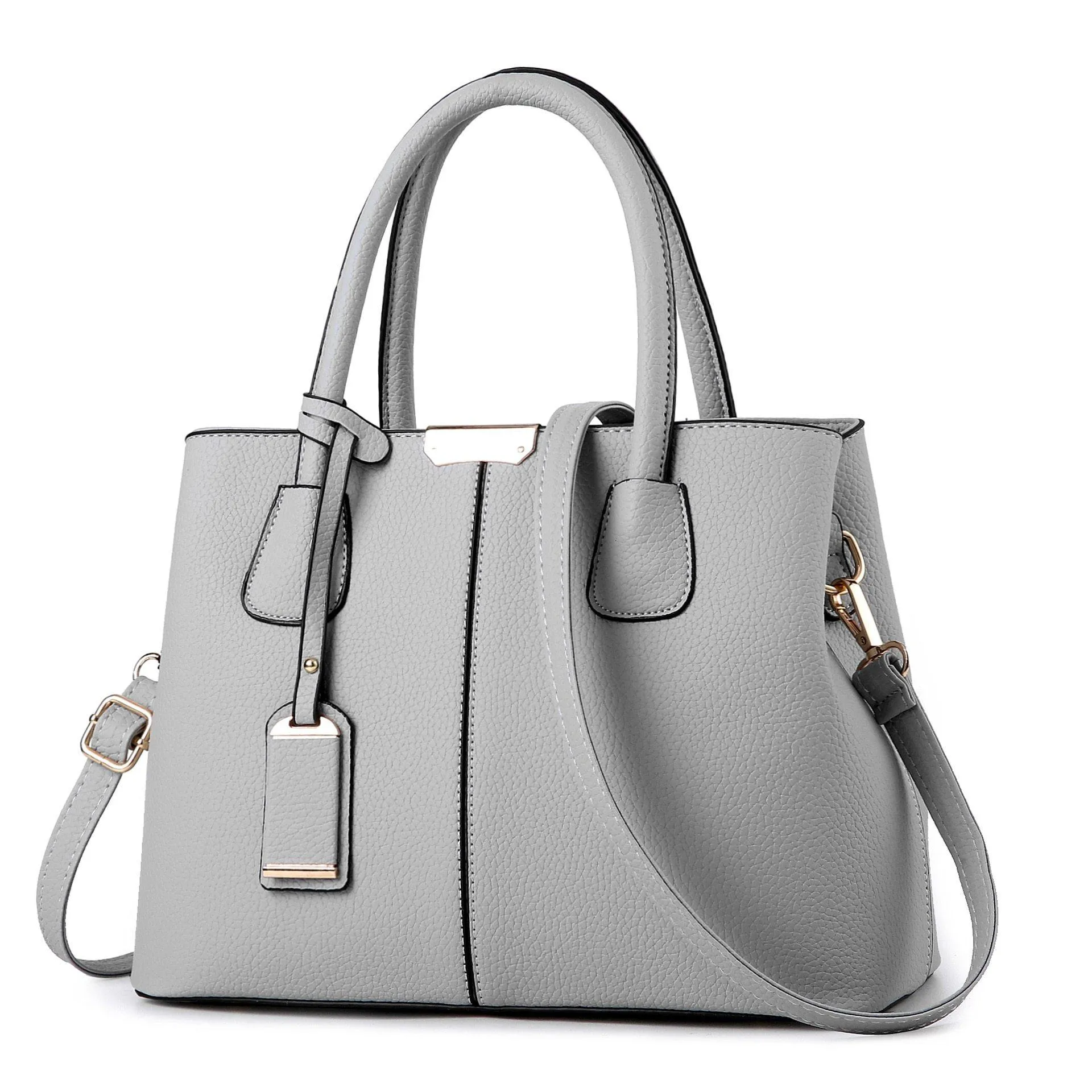 Women's Large Vintage Casual Top-Handle Shoulder Bag