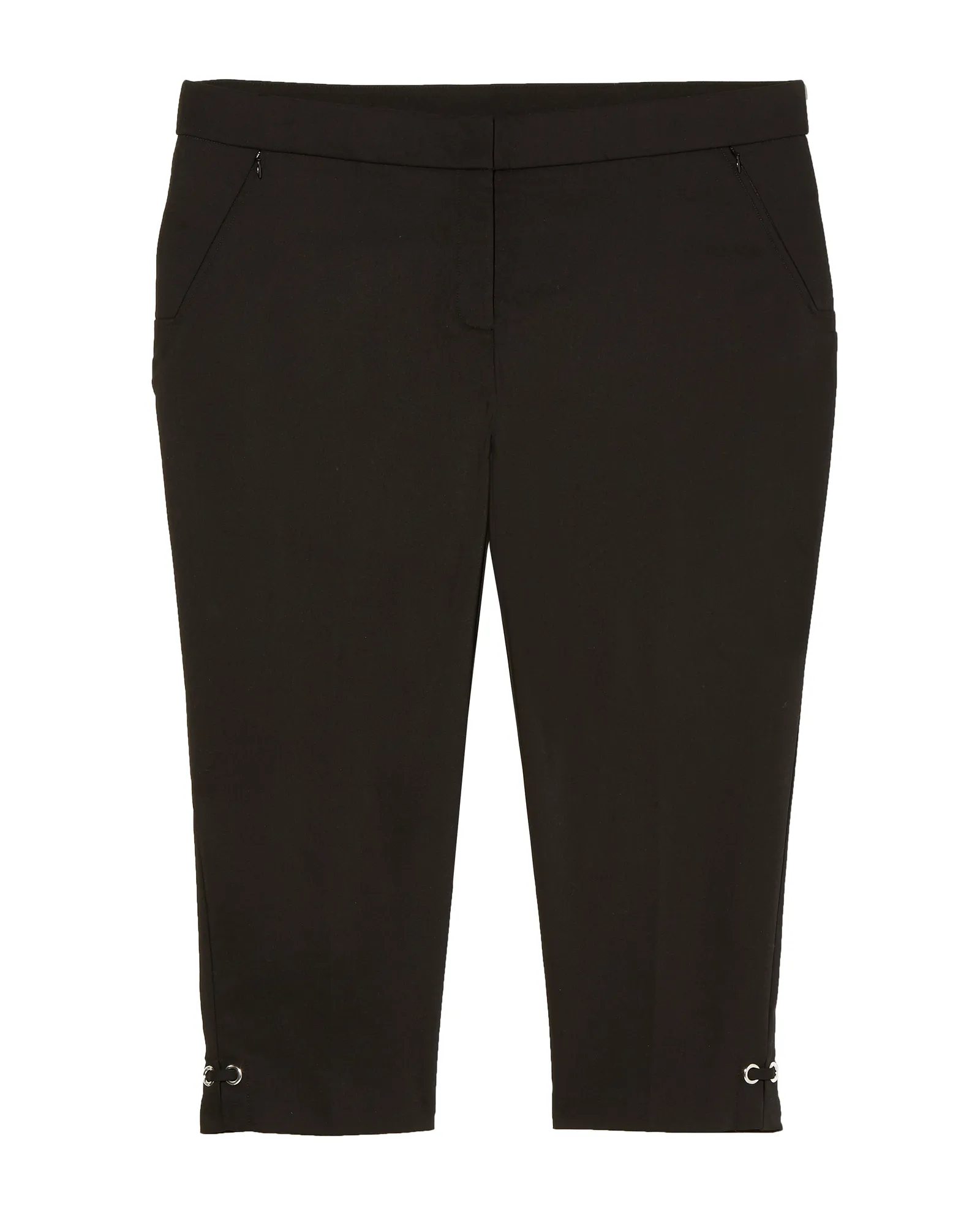 Worth Satin Twill Capri | Black