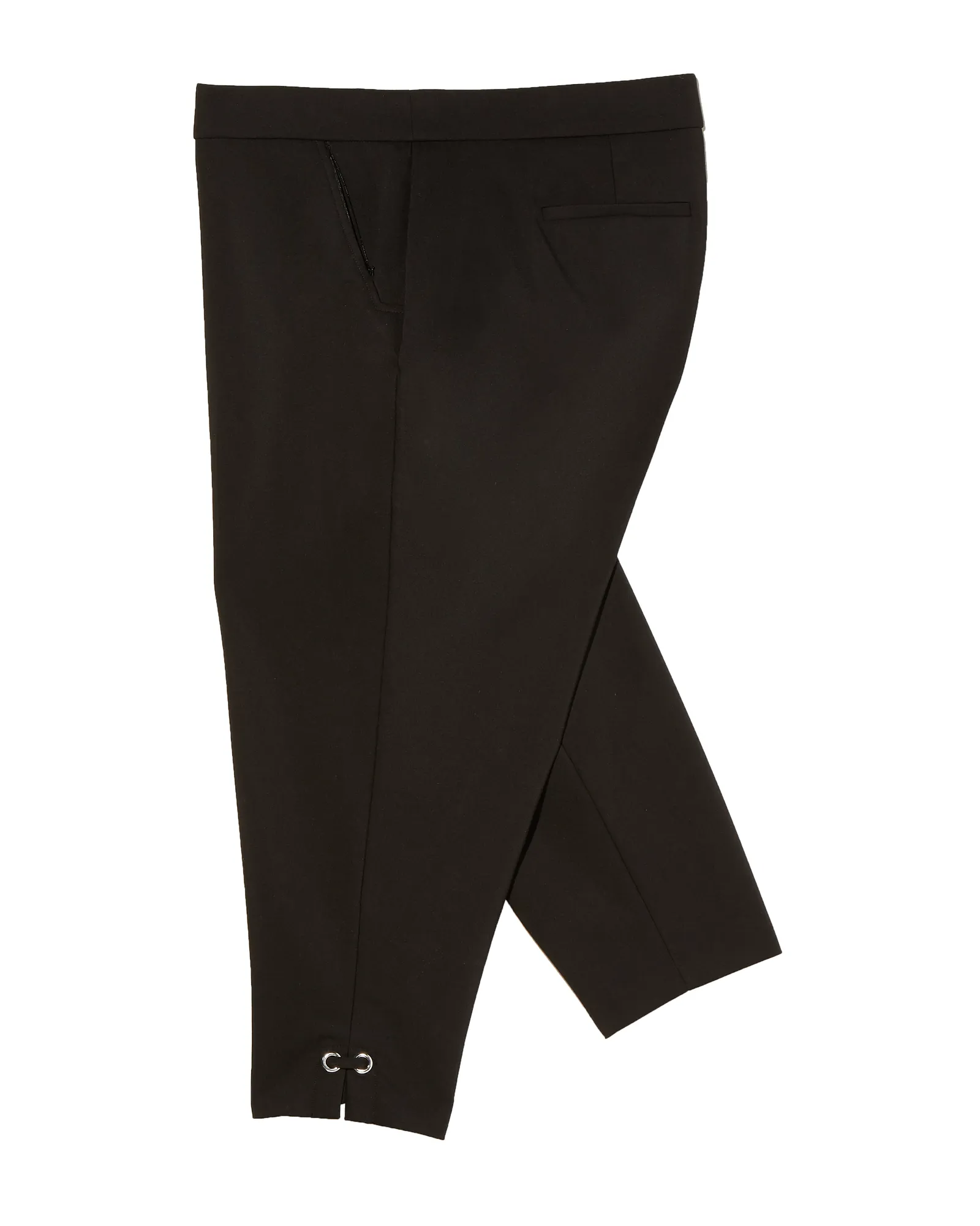 Worth Satin Twill Capri | Black