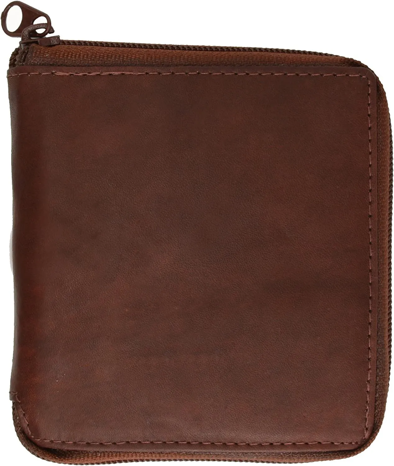 Zip Around Bifold Wallet with Snap Down Coin Purse for Men by Marshal