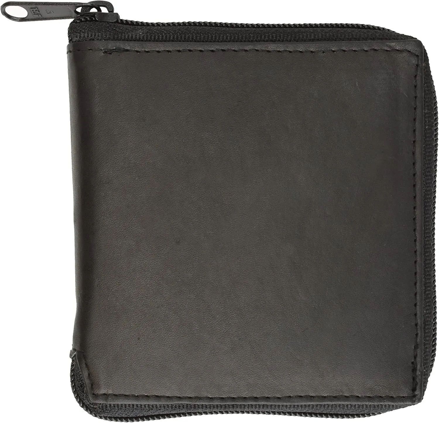 Zip Around Bifold Wallet with Snap Down Coin Purse for Men by Marshal